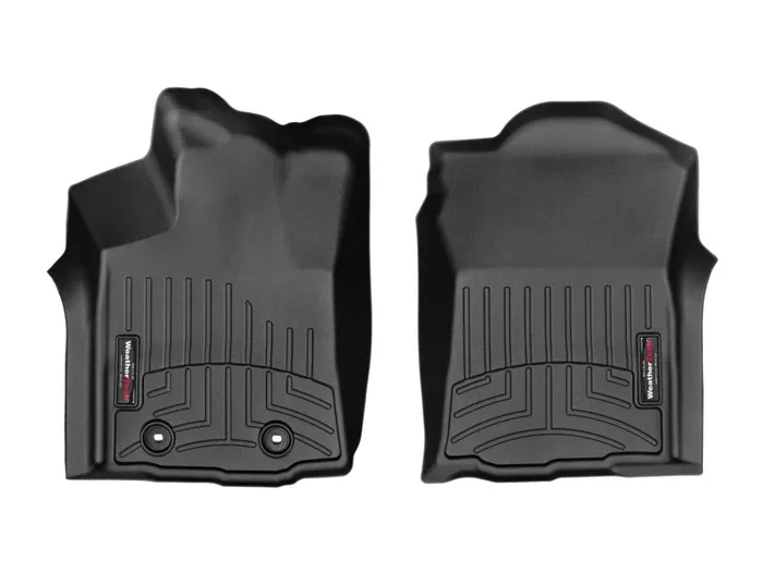 WeatherTech 16+ Toyota Tacoma Double Cab (Auto Trans Only) Front FloorLiner – Black