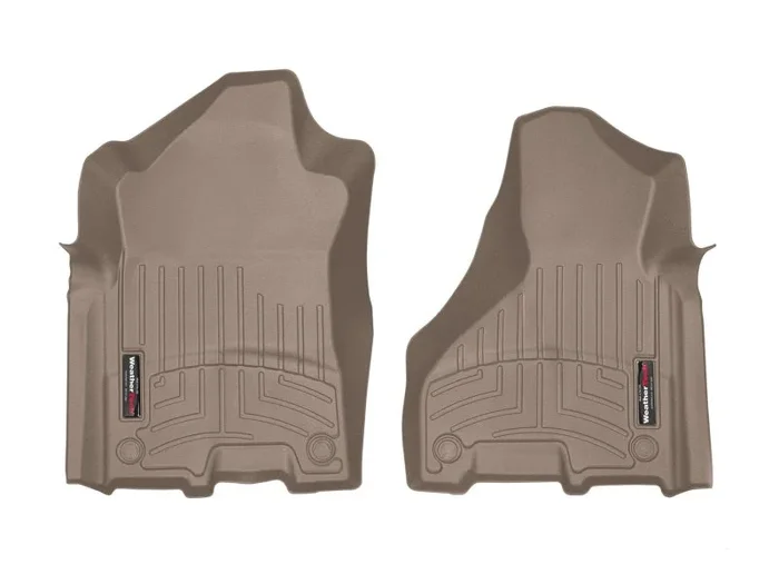 WeatherTech 2019+ Dodge Ram 2500/3500 Front FloorLiner – Tan (Fits Crew & Mega Cab)