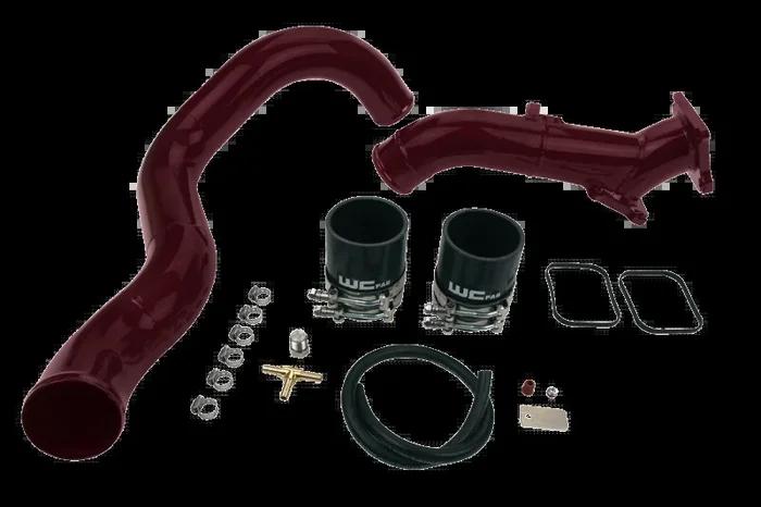 Wehrli 01-04 Chevrolet 6.6L LB7 Duramax 3in Y-Bridge Kit – CAT Yellow