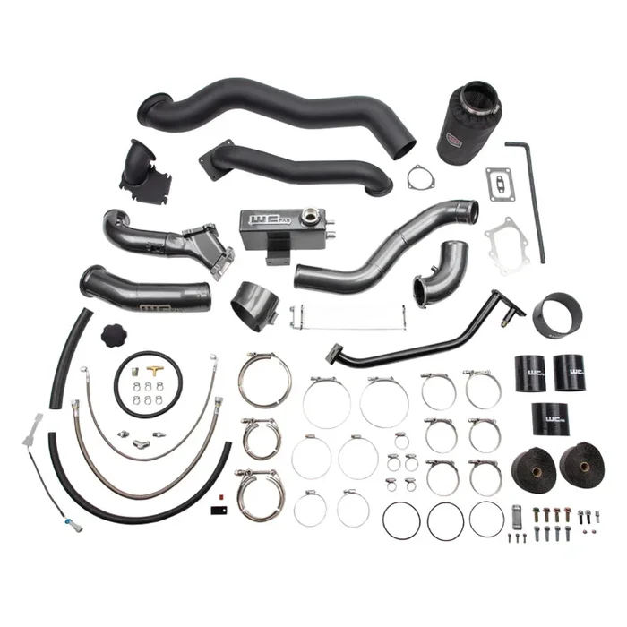 Wehrli 01-04 Chevrolet 6.6L LB7 Duramax S400 Twin Turbo Kit (No Turbo) – WCFab Grey