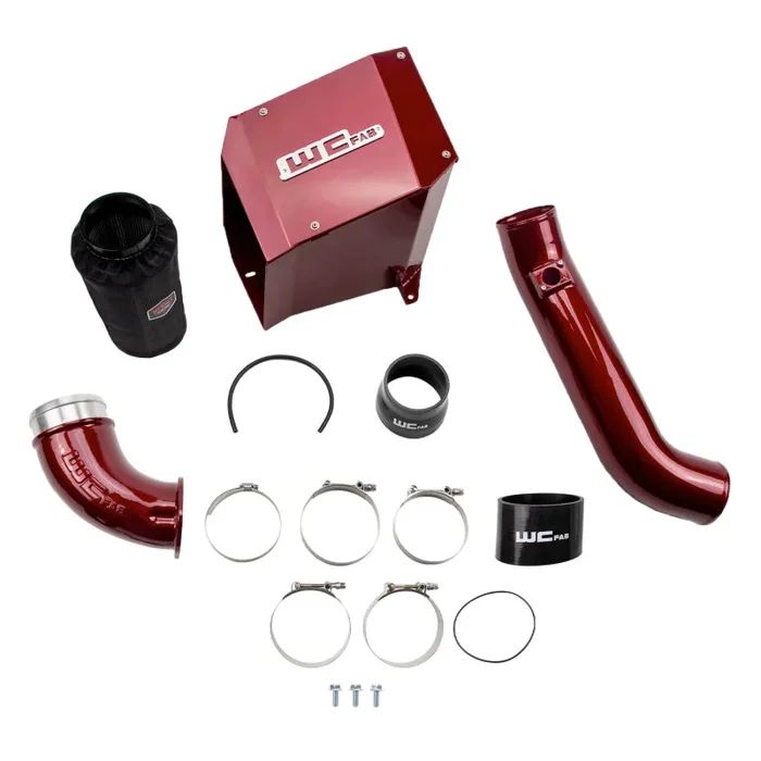 Wehrli 01-04 Duramax LB7 4in Intake Kit w/ Air Box Stage 2 – Bengal Gray