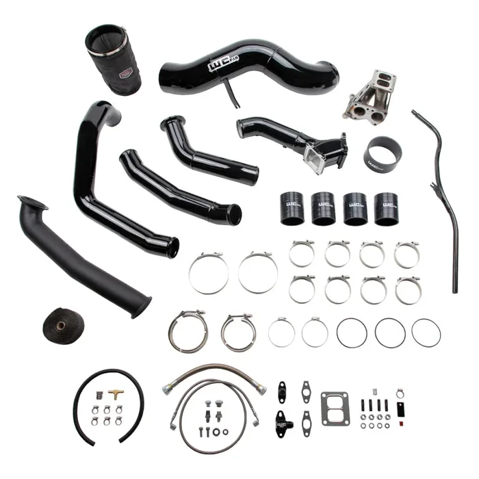 Wehrli 01-04 Duramax LB7 S400 Single Turbo Install Kit – Gun Metal