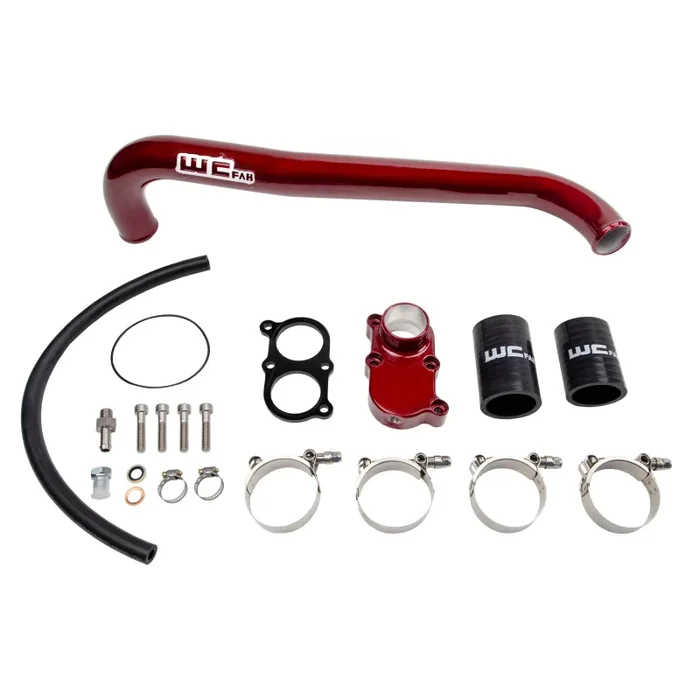 Wehrli 01-05 Chevrolet 6.6L LB7/LLY Duramax Thermostat Housing & Upper Coolant Pipe Kit – WCFab Grey
