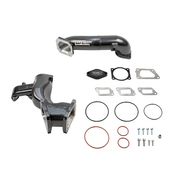 Wehrli 11-16 Chevrolet 6.6L LML Duramax High Flow Y-Bridge Kit – Cat Yellow