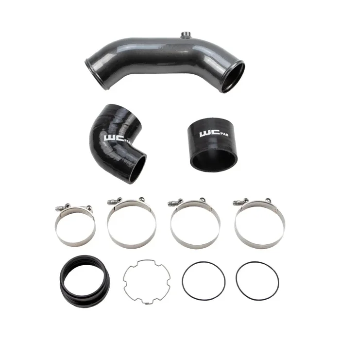 Wehrli 2017+ Ford 6.7L Power Stroke 3.5in Cold Side Intercooler Pipe – Gloss White