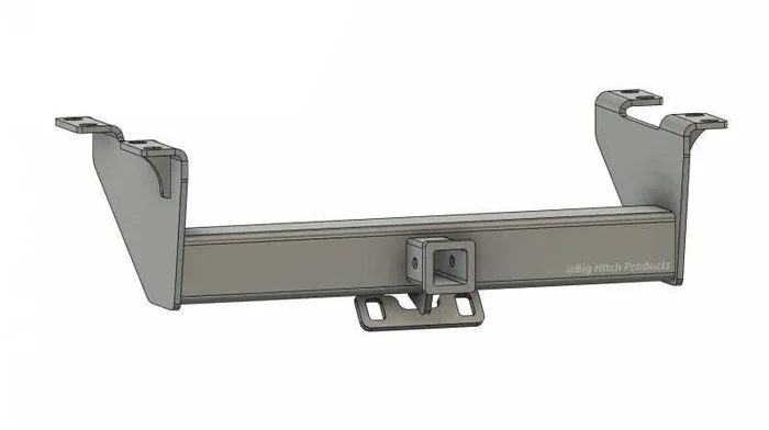 Wehrli Big Hitch Products 99-16 Ford Short/Long Bed 2 in. Receiver Hitch – Below Roll Pan