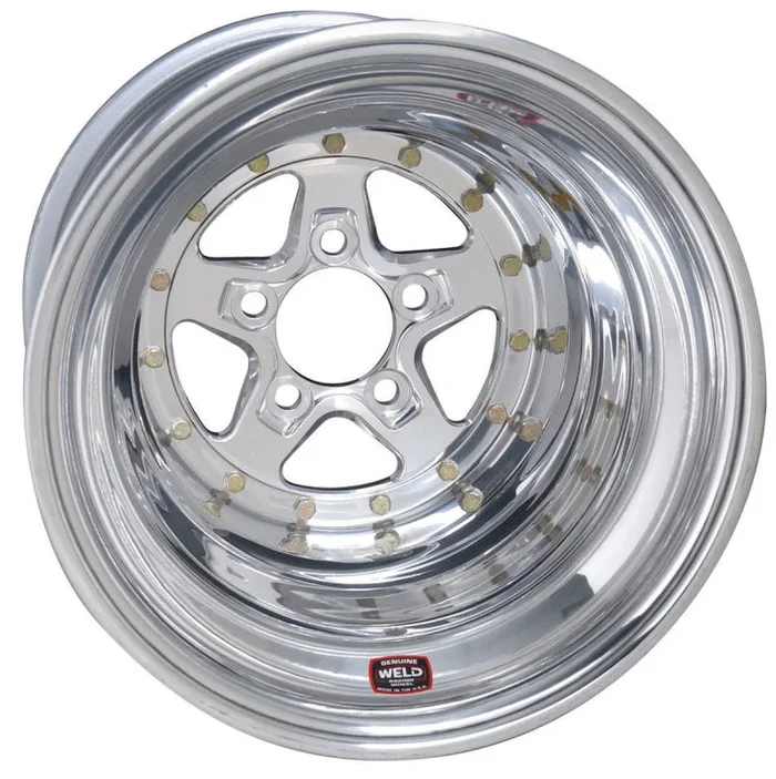 Weld Alumastar 2.0 15×12 / 5×4.75 BP / 3in. BS Polished Wheel – Non-Beadlock