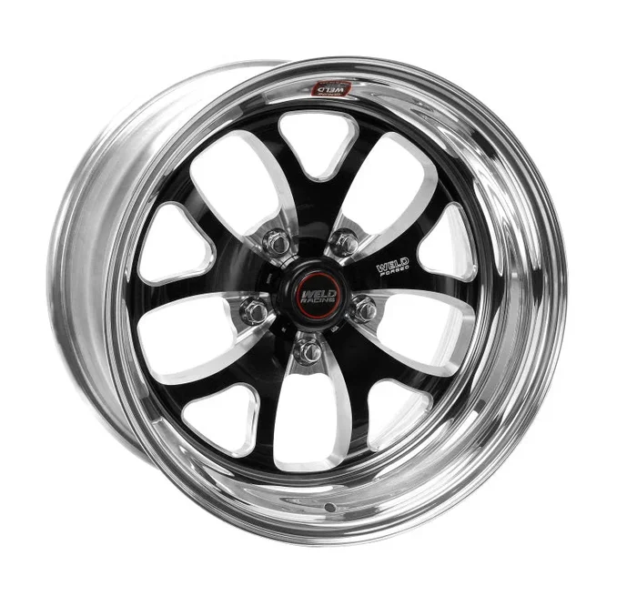Weld S76 17×4.7 / 5×4.5 BP / 2.9in. BS Black Wheel (Medium Pad) – Non-Beadlock
