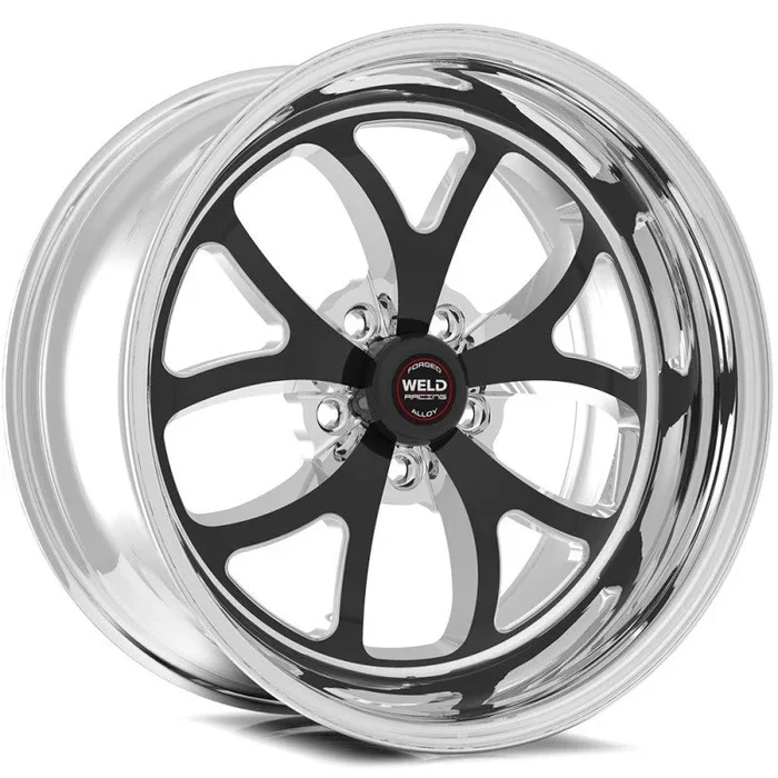 Weld S76 17×9.5 / 5×4.75 BP / 4.7in. BS Black Wheel (High Pad) – Non-Beadlock