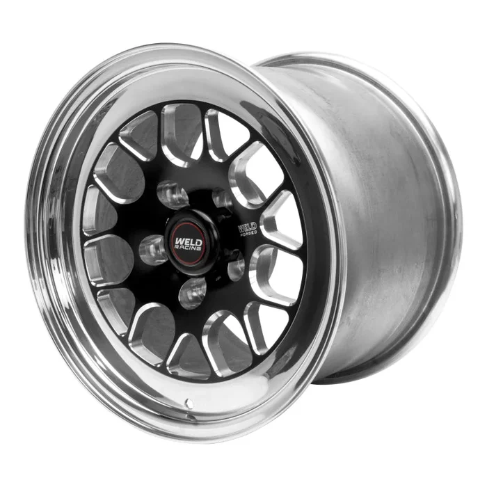 Weld S77 15×7.33 / 5×4.75 BP / 3.5in. BS Black Wheel (Medium Pad) – Non-Beadlock