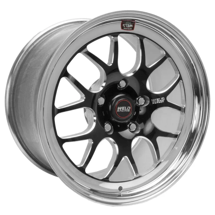 Weld S77 17×10 / 5×4.5 BP / 6.7in. BS Black Wheel (High Pad) – Non-Beadlock
