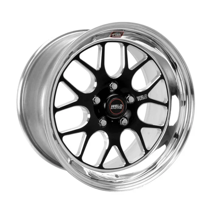 Weld S77 17×10 / 5×4.5 BP / 6.9in. BS Black Wheel (Low Pad) – Non-Beadlock
