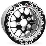 Weld S77 17×10 / 5x120mm BP / 7.2in. BS Black Wheel (High Pad) – Black Single Beadlock MT