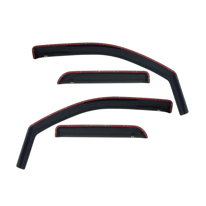 Westin 2014-2018 Chevy Silverado 1500 Dbl Cab Wade In-Channel Wind Deflector 4pc – Smoke