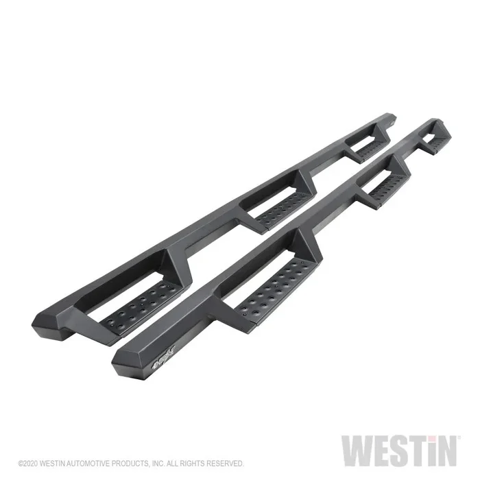 Westin 2020 Chevy Silverado 2500/3500 Crew Cab (6.5ft Bed) HDX W2W Nerf Step Bars – Textured Black