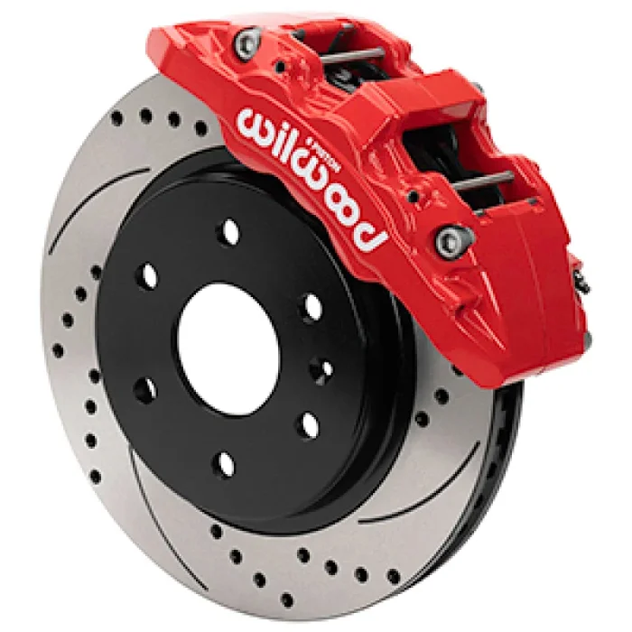Wilwood 99-06 Chevy Silverado/GMC Sierra Aero6-DM Front Brake Kit – D&S – Red