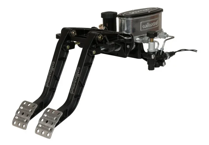 Wilwood Adjustable-Tandem Dual Pedal – Brake / Clutch – Fwd. Swing Mount – 6.25:1 – Black E-Coat5.1 lb