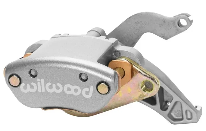 Wilwood Caliper-MC4 Mechanical-L/H – Silver No Logo 1.19in Piston .81in Disc