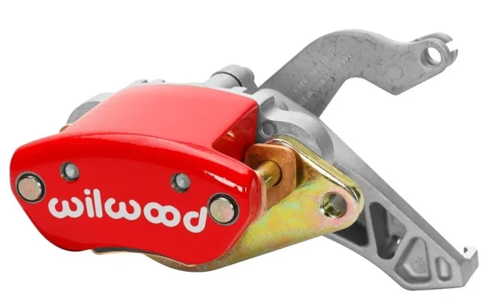 Wilwood Caliper-MC4 Mechanical-R/H – Red w/ Logo 1.19in Piston .81in Disc