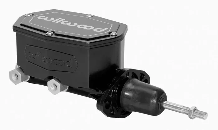 Wilwood Compact Tandem Master Cylinder – 1in Bore – w/Pushrod (Black)