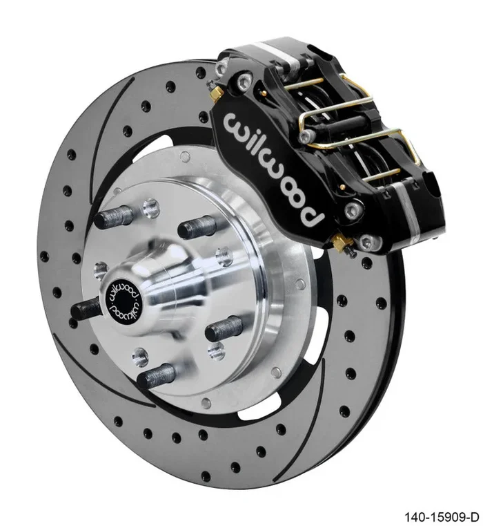 Wilwood Dynapro 4R Front Kit 11.75in SPR Drilled and Slotted Rotors – Black42.8 lb