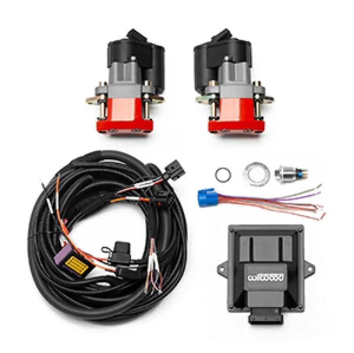 Wilwood Electronic Parking Brake Rear Retrofit Kit – 0.810in Rotor w/ Red Caliper