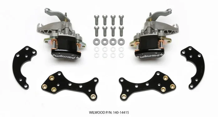Wilwood P/S Retrofit Kit w/MC4 P-Brake Forged Dynalite Pro Street 12.19in Rear Kits11.1 lb