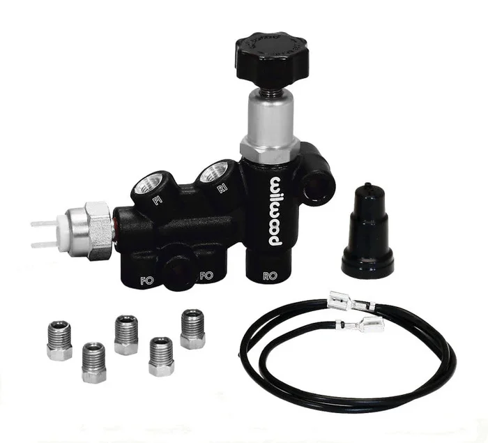 Wilwood Proportioning Valve – Knob Adjust 3/8-24 IF Combo w/ switch0.8 lb