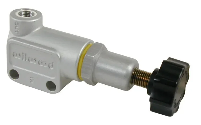 Wilwood Proportioning Valve – Knob Adjust 3/8-24 IF Inlet & Outlet