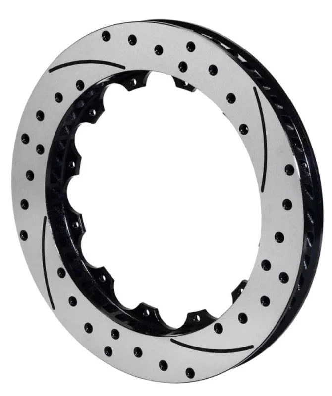 Wilwood Rotor-SV-SRP 72 Iron-LH-BLK-Drill 14.00 x 1.25 – 12 on 8.75in