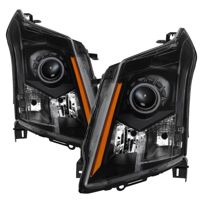 xTune Cadillac SRX 10-14 OE Style Halogen Headlights – Black HD-JH-CSRX11-AM-BK