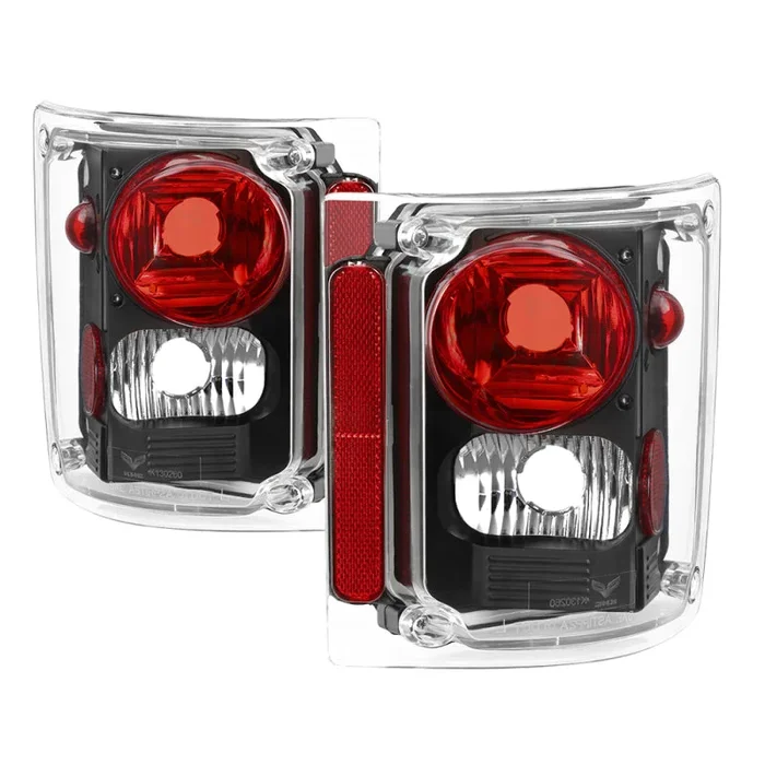 xTune Chevy Suburban 73-91 Euro Style Tail Lights – Black ALT-JH-CCK73-BK