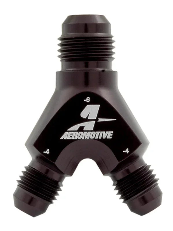 Y-Block Fitting – 6an to 2 x -4an