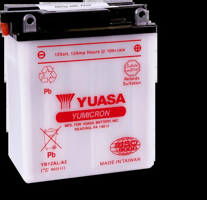 Yuasa YB12AL-A2 Yumicron 12-Volt Battery
