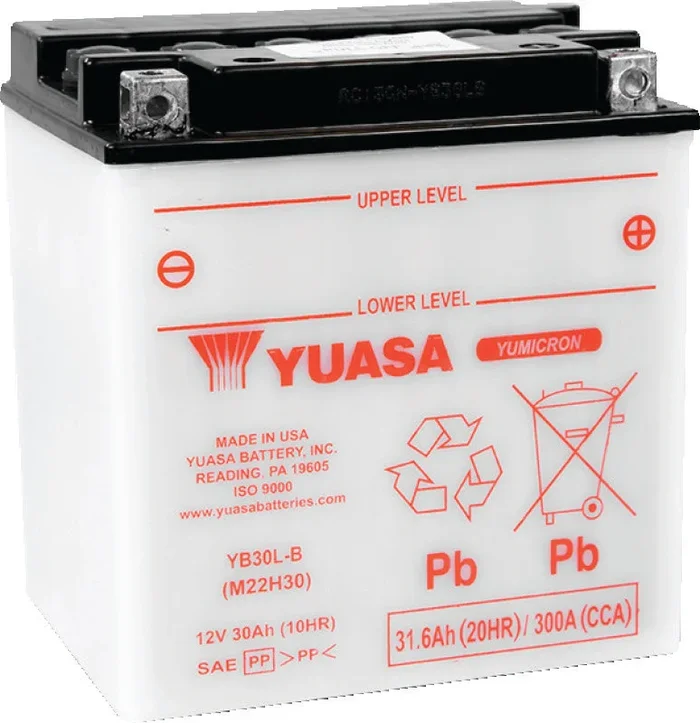 Yuasa YB30L-B Yumicron CX 12-Volt Battery15.0 lb