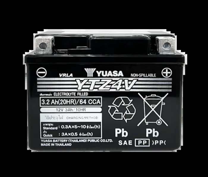 Yuasa YTZ6V Maintenance Free AGM 12-Volt Battery4.4 lb