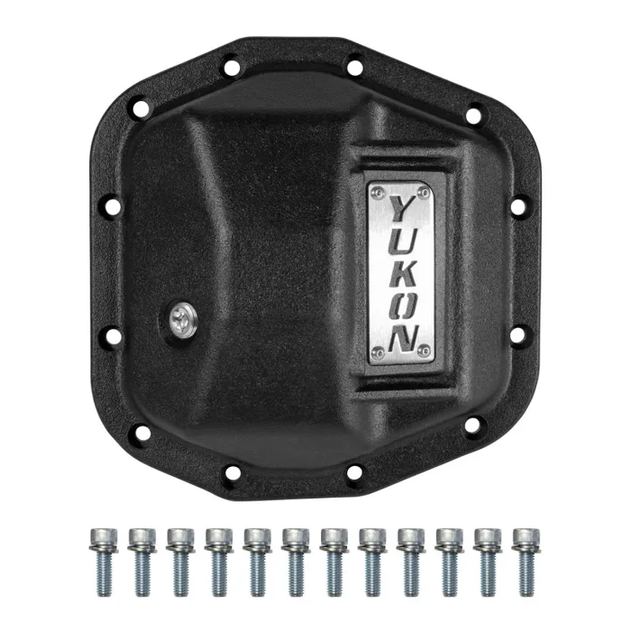 Yukon Gear Hardcore Front Nodular Iron Cover for Jeep Wrangler JL Dana 44/210mm13.5 lb